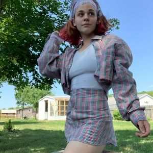 Completely unique plaid set!